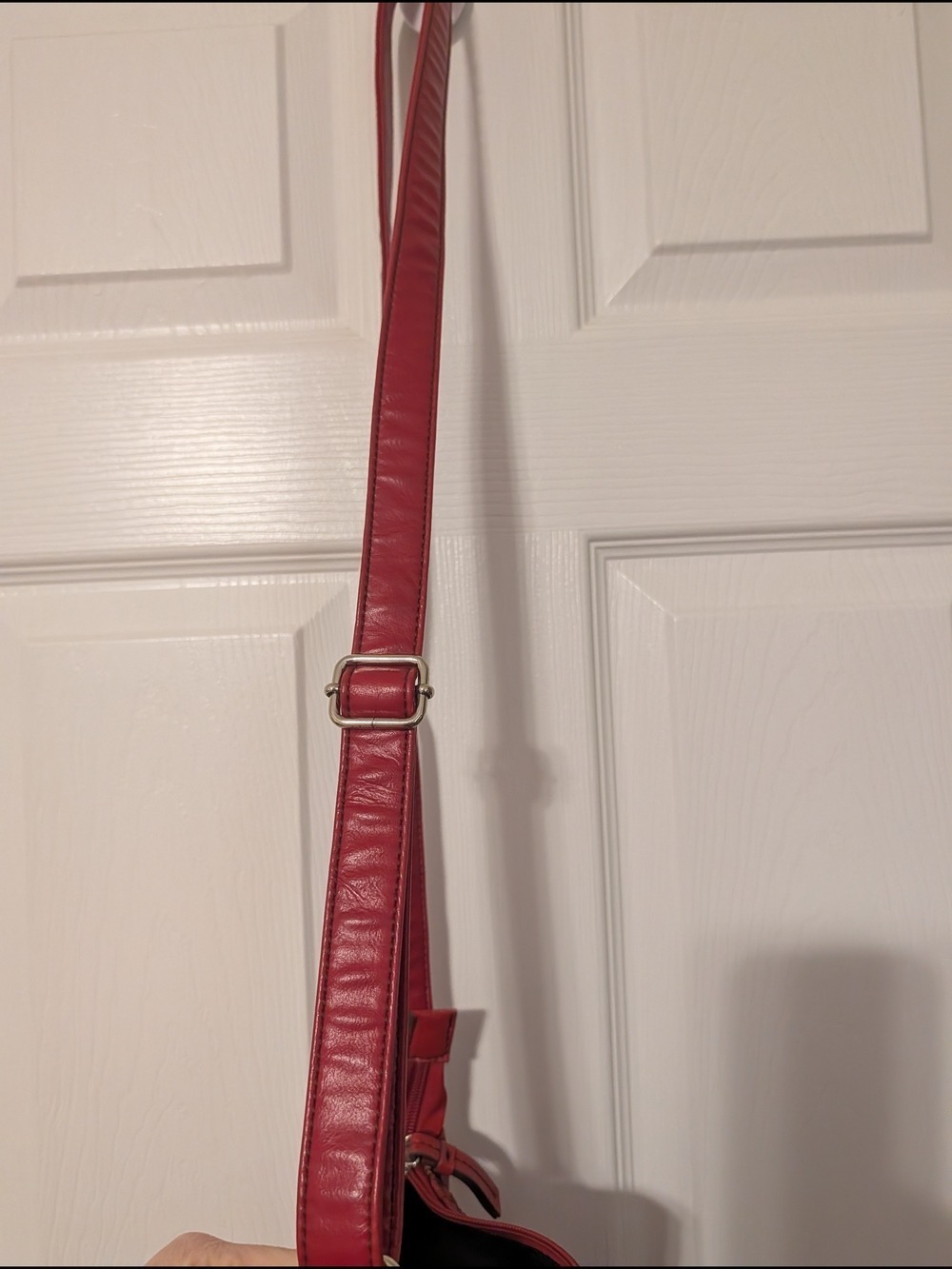 Nine West Red Leather Crossbody Bag - Picture 10 of 11